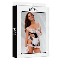 Adalet Lingerie Rylee bodysuit, schort, handschoenen en beenring, afbeelding 3