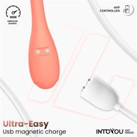 IntoYou Kyra bekkenbodemtrainer met druksensor (koraal), afbeelding 4