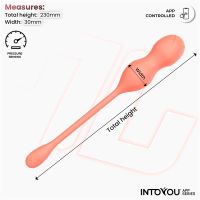 IntoYou Kyra bekkenbodemtrainer met druksensor (koraal), afbeelding 5