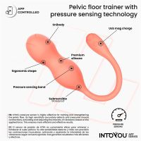 IntoYou Kyra bekkenbodemtrainer met druksensor (koraal), afbeelding 7