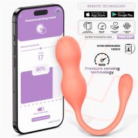IntoYou Kyra bekkenbodemtrainer met druksensor (koraal), afbeelding 8