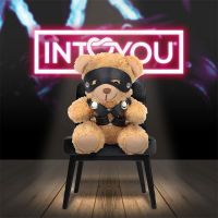 IntoYou Bearly sleutelhanger, bdsm-teddybeer met borstharnas, afbeelding 4