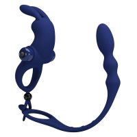 Pretty Love vibrerende penisring met anale ketting, afbeelding 2