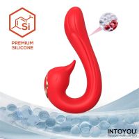 IntoYou Swana vibrator met likkende tong en verstelbare hoek, afbeelding 5