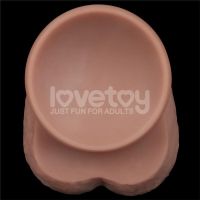 Lovetoy buigbare dubbellaags dildo XXL 14,5", huidskleur, afbeelding 9