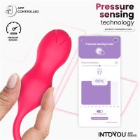 IntoYou Kyra bekkenbodemtrainer met druksensor (roze), afbeelding 2