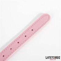 LateToBed verstelbare halsband met belletje (roze), afbeelding 4