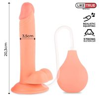 Liketrue Squirtz spuitende realistische dildo 8" - 20,3 cm, afbeelding 3