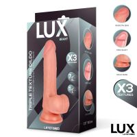 Lux Brant triple density dildo met balzak 7,6", afbeelding 6