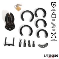 LateToBed korte kuisheidskooi (zwart), afbeelding 6