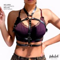 Adalet Lingerie Elva borstharnas van veganleer, one size, afbeelding 2