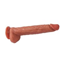 XISE Len Dildo Dubbel-laags siliconen 10.43", afbeelding 6
