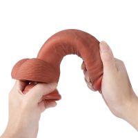 XISE Leo siliconen dildo met dubbele hardheid, afbeelding 7