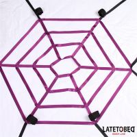 LateToBed spinnenweb-bedbondage