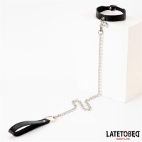 LateToBed halsband met belletje en riem