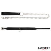LateToBed halsband met belletje en riem, afbeelding 9