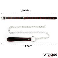 LateToBed halsband met riem 52 cm, afbeelding 10