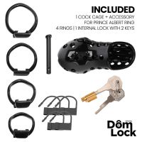 Domlock Convict kuisheidskooi met inwendig slot, afbeelding 4