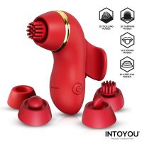 IntoYou Beeny stimulator met 4 opzetstukken, zuigen en tikken, afbeelding 4