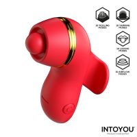 IntoYou Beeny stimulator met 4 opzetstukken, zuigen en tikken