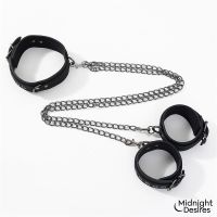 Midnight Desires halsband en enkelboeien met ketting