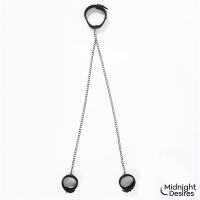 Midnight Desires halsband en enkelboeien met ketting, afbeelding 4