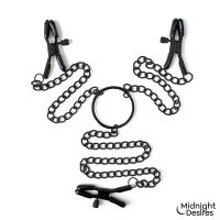 Midnight Desires klemmen voor tepels en clitoris