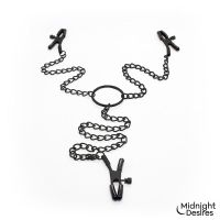 Midnight Desires klemmen voor tepels en clitoris, afbeelding 4