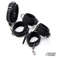 Midnight Desires bondageset met halsband en boeien, afbeelding 4
