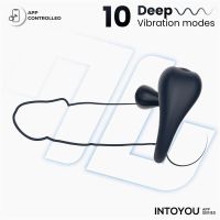IntoYou Kenny penisring met clitorisstimulator (nachtblauw), afbeelding 4