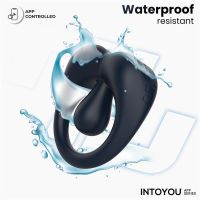 IntoYou Kenny penisring met clitorisstimulator (nachtblauw), afbeelding 6