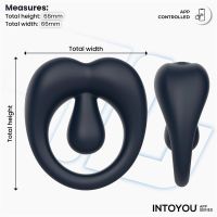 IntoYou Kenny penisring met clitorisstimulator (nachtblauw), afbeelding 2