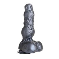 Creature Cocks Cyborg Cock stotende en vibrerende metalen dildo, afbeelding 2
