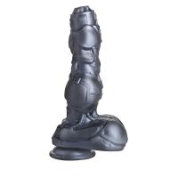 Creature Cocks Cyborg Cock stotende en vibrerende metalen dildo, afbeelding 4