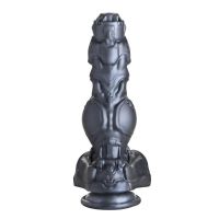 Creature Cocks Cyborg Cock stotende en vibrerende metalen dildo, afbeelding 5