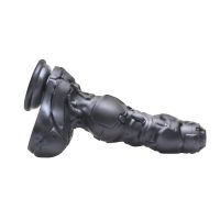Creature Cocks Cyborg Cock stotende en vibrerende metalen dildo, afbeelding 6