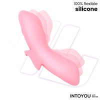 IntoYou Laia verwarmde vingervibrator met app (roze)