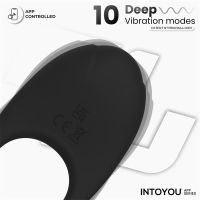 IntoYou Ringo vibrerende ring (zwart), afbeelding 5