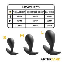 AfterDark Monty set van 3 buttplugs, afbeelding 2