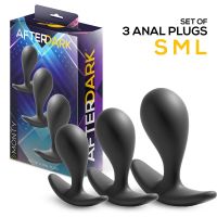 AfterDark Monty set van 3 buttplugs, afbeelding 4