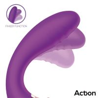 Action Two Lovers 3-in-1 vinger- en luchtdrukvibrator, afbeelding 3