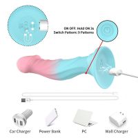 Urban Sky vibrerende tweekleurige dildo, afbeelding 5