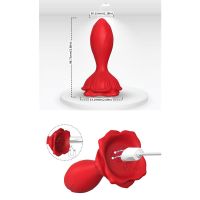 Urban Sky vibrerende buttplug met roosvoet, afbeelding 11