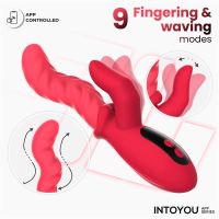 IntoYou Tingly vibrator met vinger, golfbeweging en app, afbeelding 3