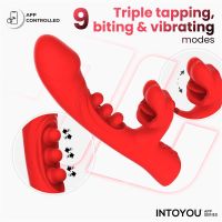 IntoYou Trixy Vibrator met Tappen, Bijten en App, afbeelding 3