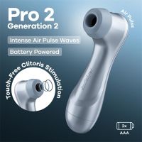 Satisfyer Pro 2 Gen 2 clitoriszuiger op batterijen (ijsblauw), afbeelding 2