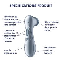 Satisfyer Pro 2 Gen 2 clitoriszuiger op batterijen (ijsblauw), afbeelding 6