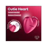 Satisfyer Cutie Heart clitoriszuiger op batterijen, afbeelding 2