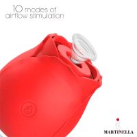 Martinella Rose Stimulator with Suction, afbeelding 4