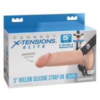 Fantasy X-tensions holle siliconen strap-on 5", afbeelding 2